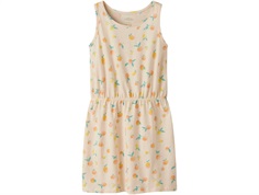 Name It dress white with floral print viscose